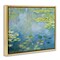 Stupell Industries Classical Monet Green Water Lilies Framed Floater Canvas Wall Art Design by one1000paintings